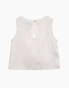 ABEL & LULA I Mouwloze Top Geborduurde Afwerking