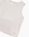 ABEL & LULA I Mouwloze Top Geborduurde Afwerking