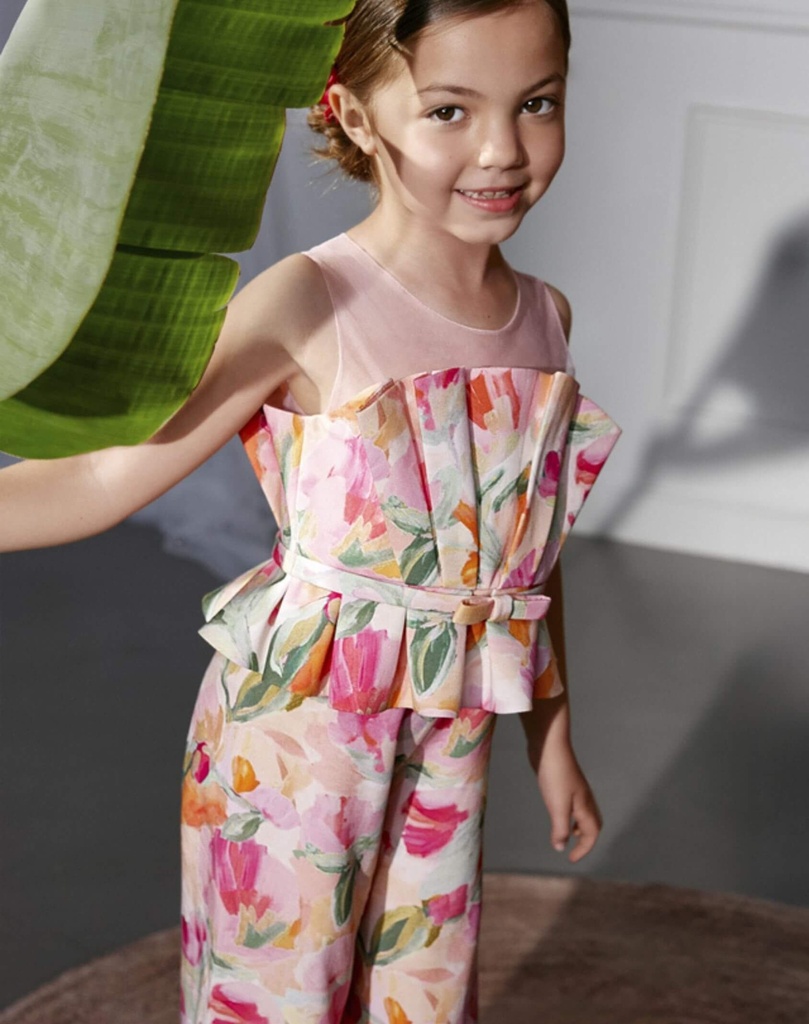 ABEL & LULA I Jumpsuit met Bloemenprint