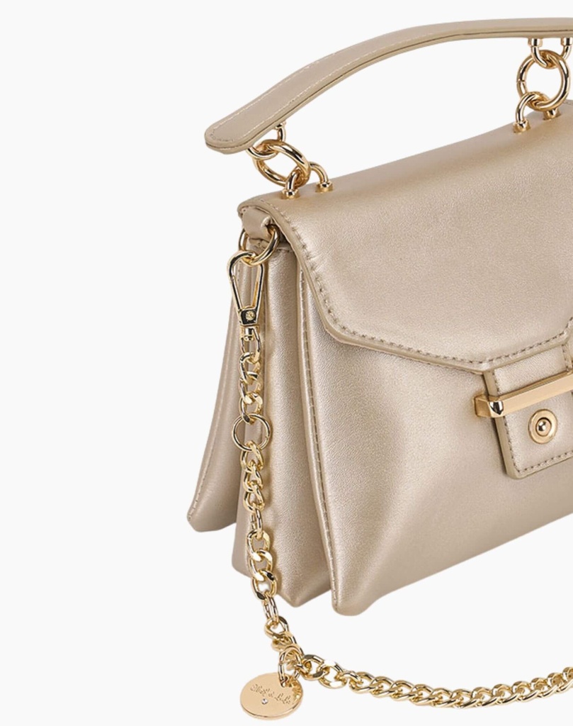 ABEL & LULA I Elegante Handtas met Gouden Glans