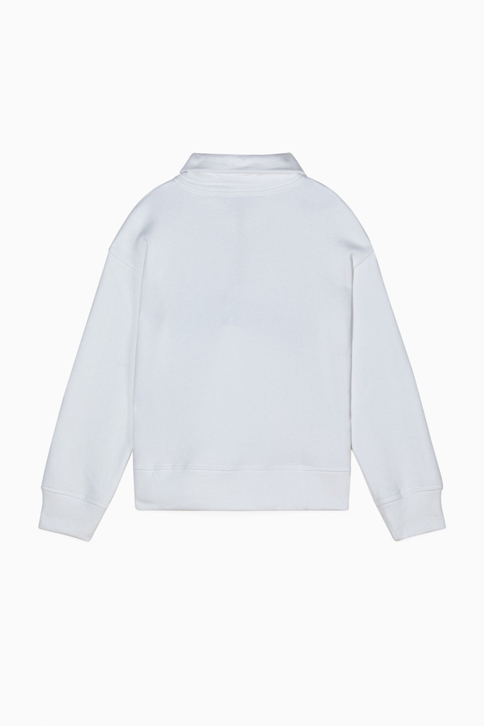 PATRIZIA PEPE I WHITE LOGO SWEATER