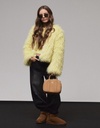 PATRIZIA PEPE I FEATHER JACKET BLACK