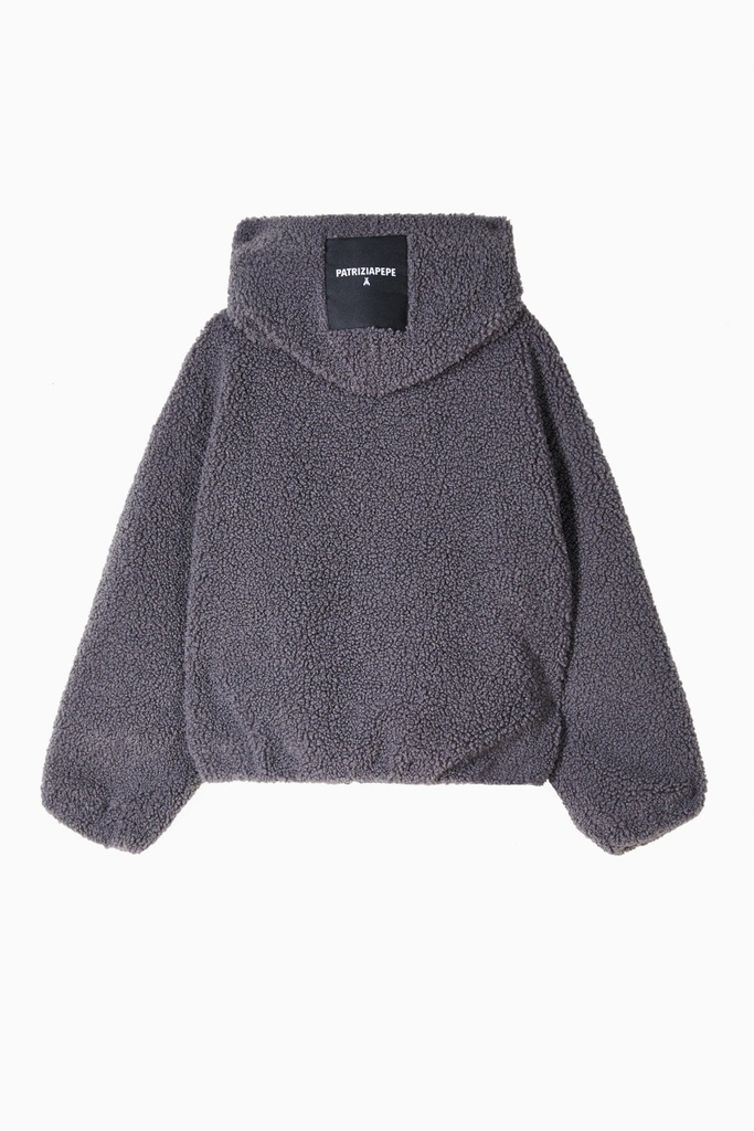 PATRIZIA PEPE I FEATHER JACKET BLACK