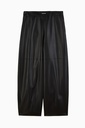 PATRIZIA PEPE I FAUX-LEATHER TROUSERS BLACK