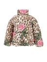 MONNALISA I DOWN JACKET WITH ROSES