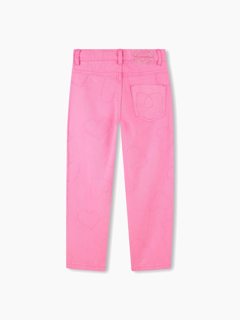 BILLIEBLUSH I Roze Broek Hartjes