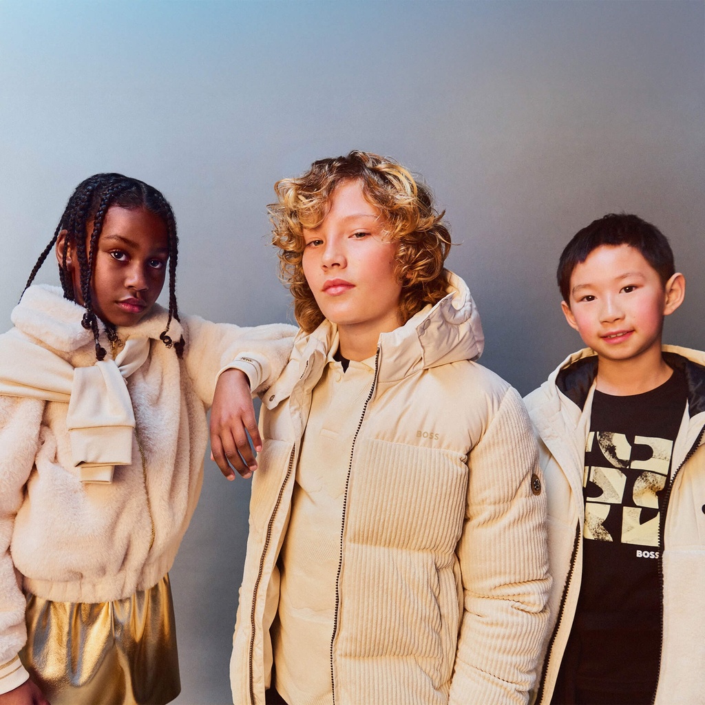 BOSS I Zwarte Longsleeve met Print