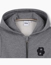 BOSS I Grijze Sweatvest met Kap