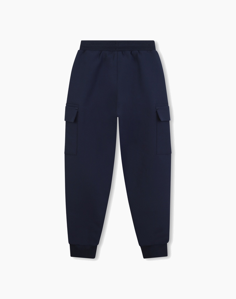 BOSS I Donkerblauwe Broek Met Elastische Boorden