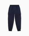 BOSS I Donkerblauwe Broek Met Elastische Boorden