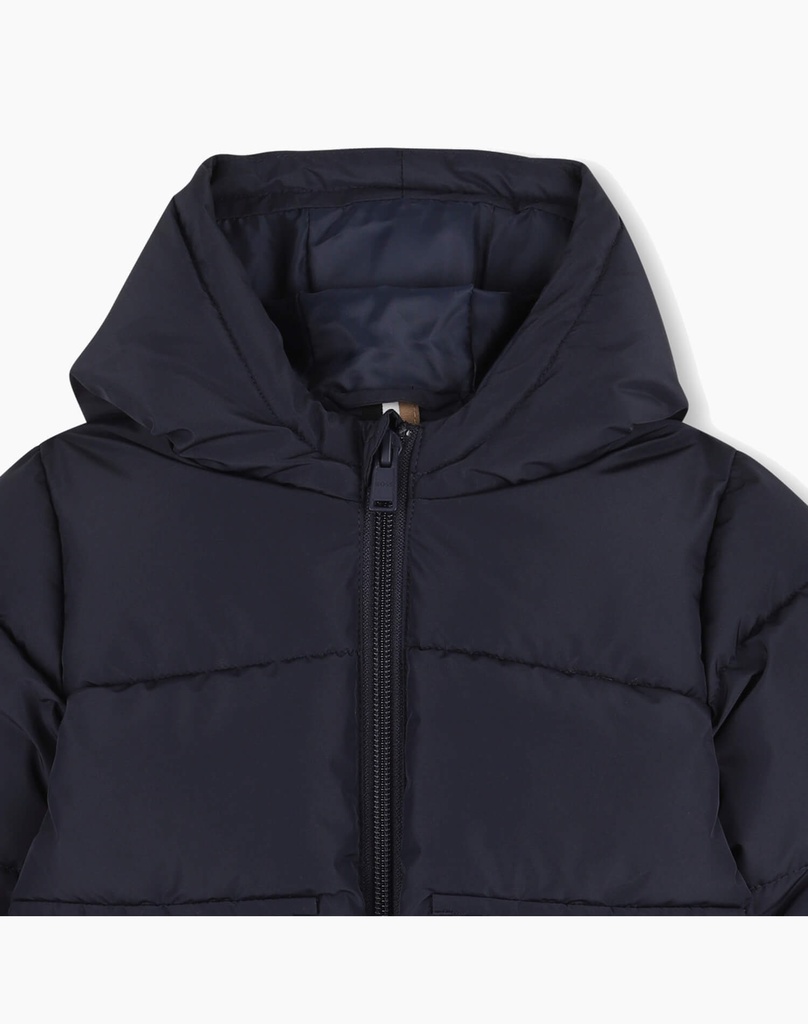 BOSS I Donkerblauwe Gewatteerde Jas