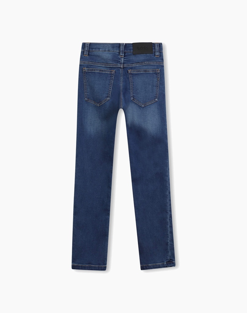 BOSS I Blauwe Jeans Met Lichte Wassing