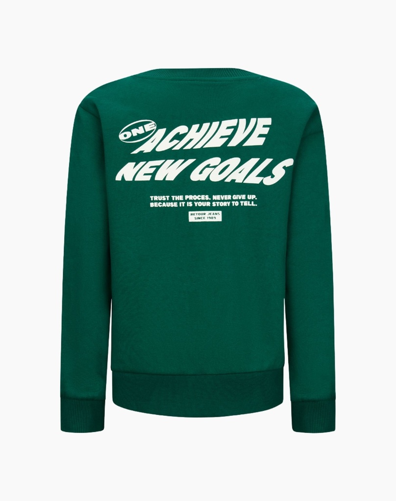 RETOUR I Groene Sweater 'KELTO'