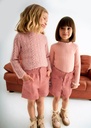 ABEL & LULA I Roze Imitatieleren Short