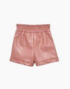 ABEL & LULA I Roze Imitatieleren Short