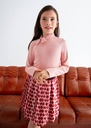 Roze Top met Strikdetail aan de Hals  Pink Top with Bow Detail at the Neck
