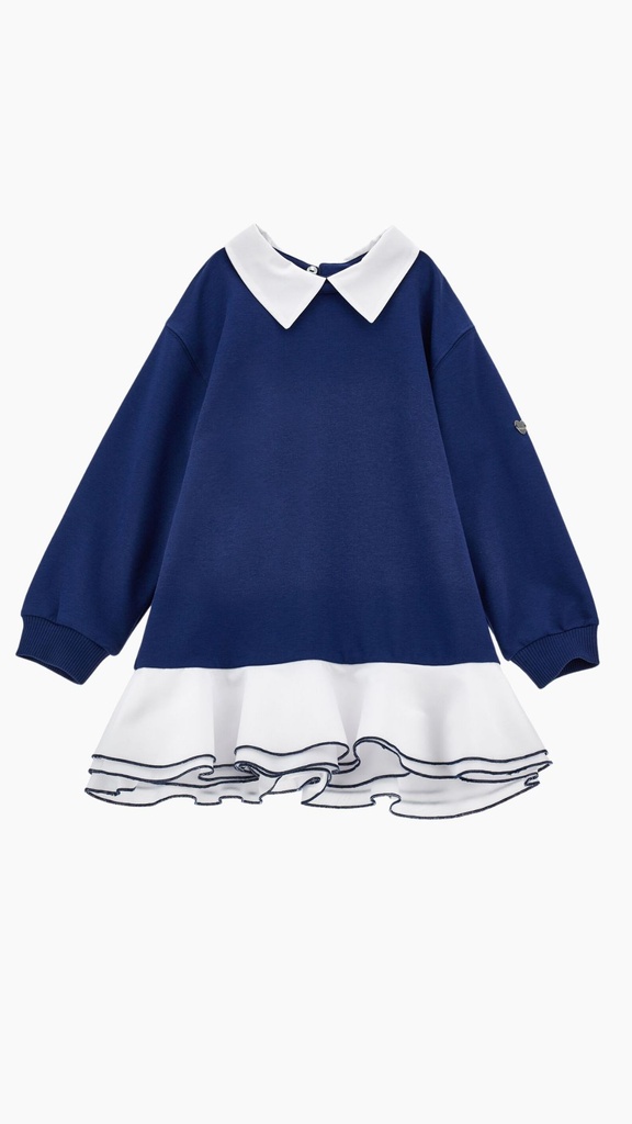 Blauw-Witte Jurk