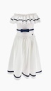 Romantische Witte jurk