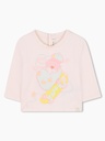 Shirt 'Happy' Zalm Roze