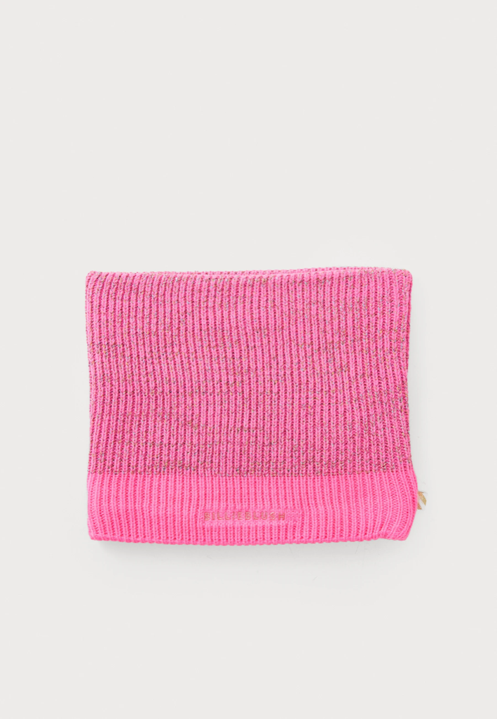 Col Tricoté Rose Fluo 
