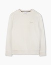 Cream Sweatshirt with Subtle Logo