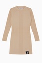 Beige Jurk 'Smoke Gray'