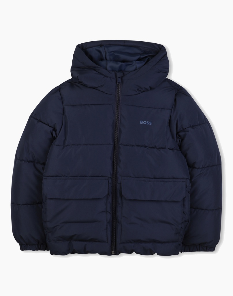 Veste Matelassée Bleu Foncé