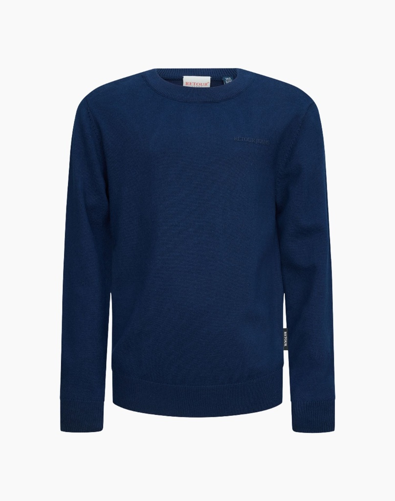 Donkerblauwe Trui 'FONZO'