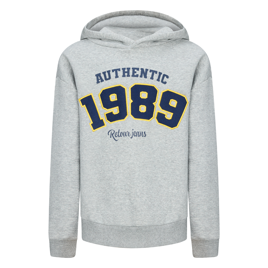  Light Grey Hoodie with “1989” Print