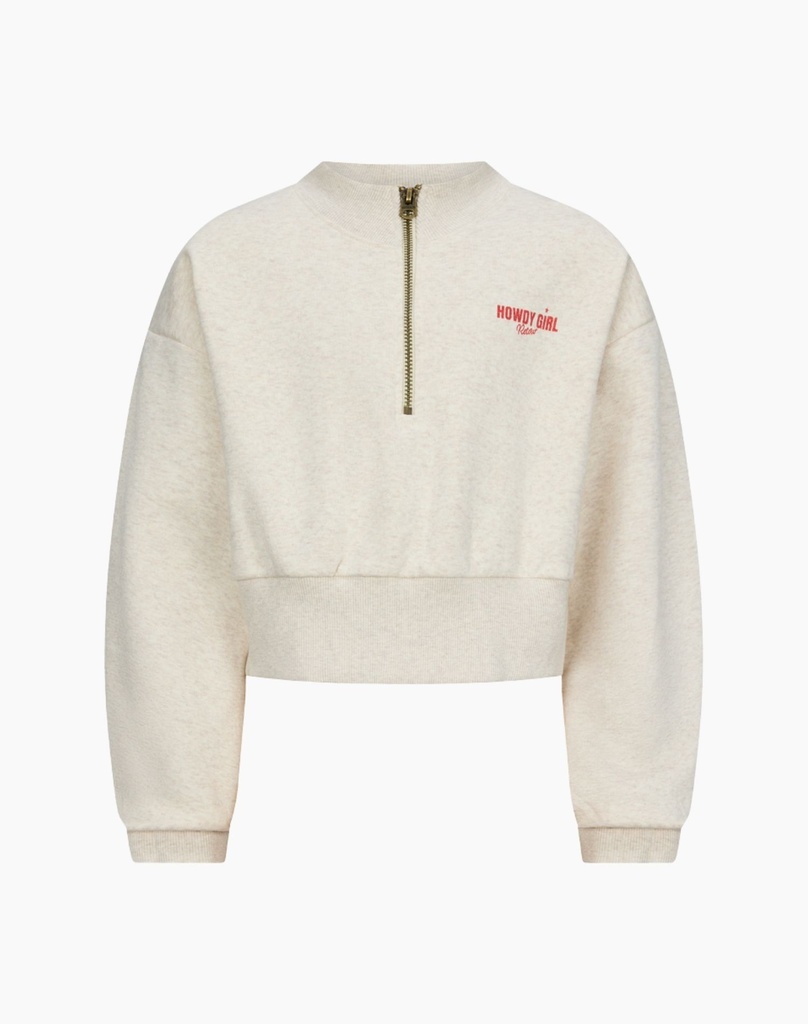 Beige Sweatshirt with Rodeo Season Print