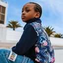 Donkerblauwe Sweater met Pailletten