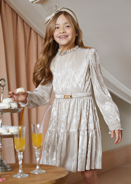 Dress Shiny Gold