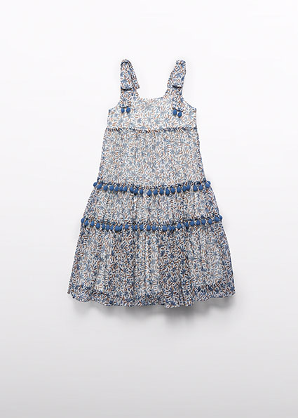 Jurk Bambula Blauw