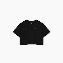 T-shirt Zwart Stras
