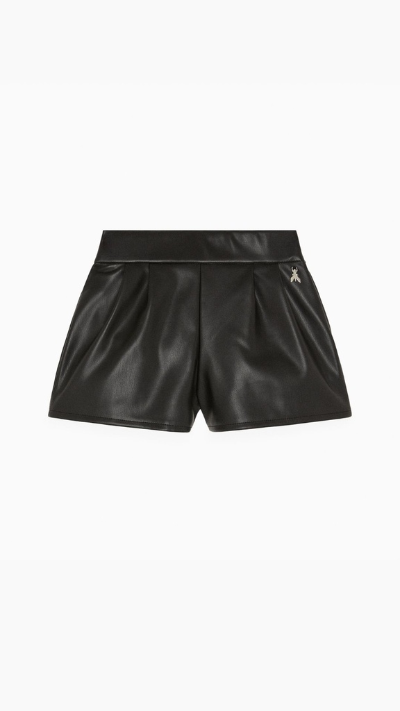 Zwarte Short Imitatieleer