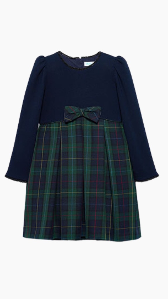 Tartan Jurk Blauw