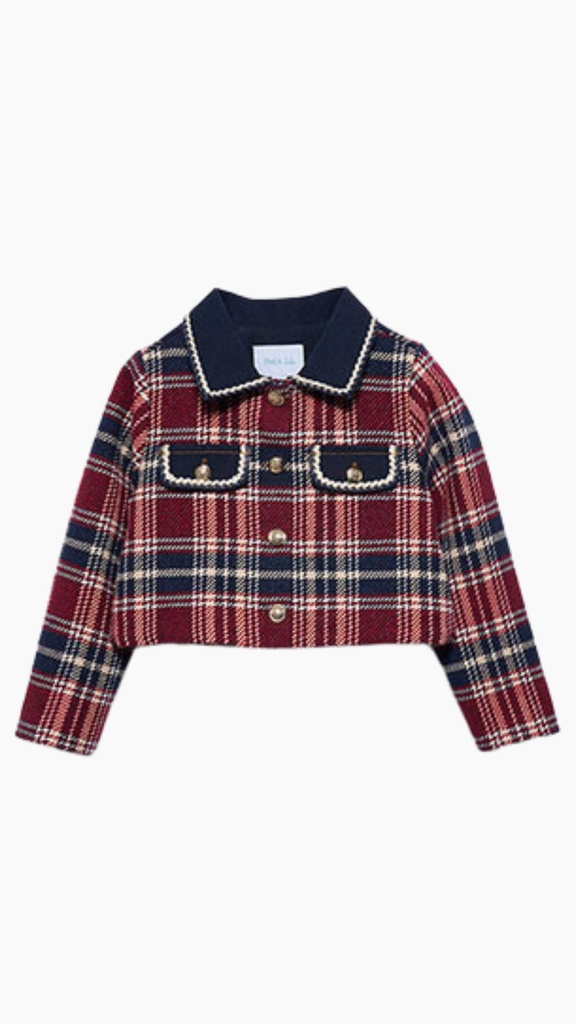 Jacket Red & Blue Check