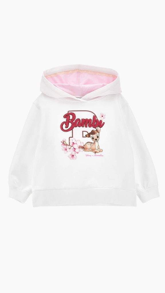 Bambi Hoodie Wit