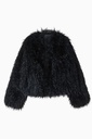 Veste en Plumes Noire