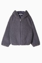 Veste Teddy Gris