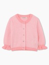 Zalmroze Cardigan met Glitter