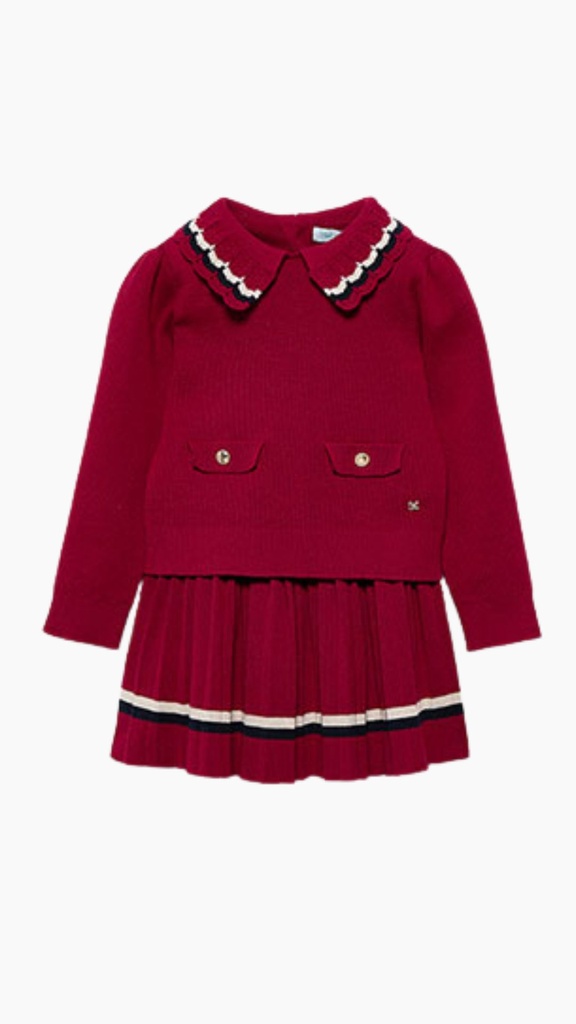 Outfit Rok Rood