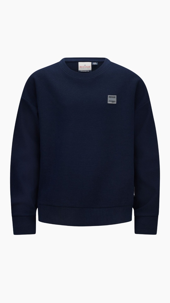 'Gabriel' Navy Sweater